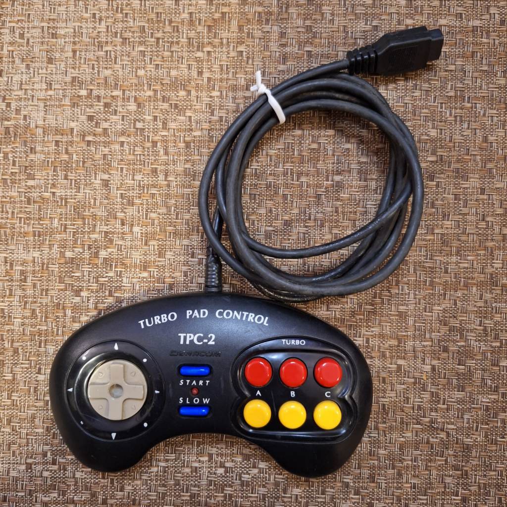 Controle Turbo Pad Control TPC-2 Dynacom para Mega Drive | Shopee Brasil