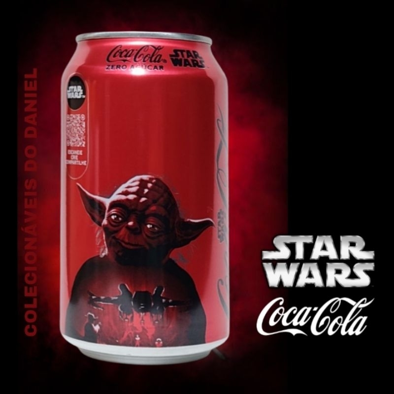 Lata Coca-Cola Star Wars / Yoda (lacrada) | Shopee Brasil