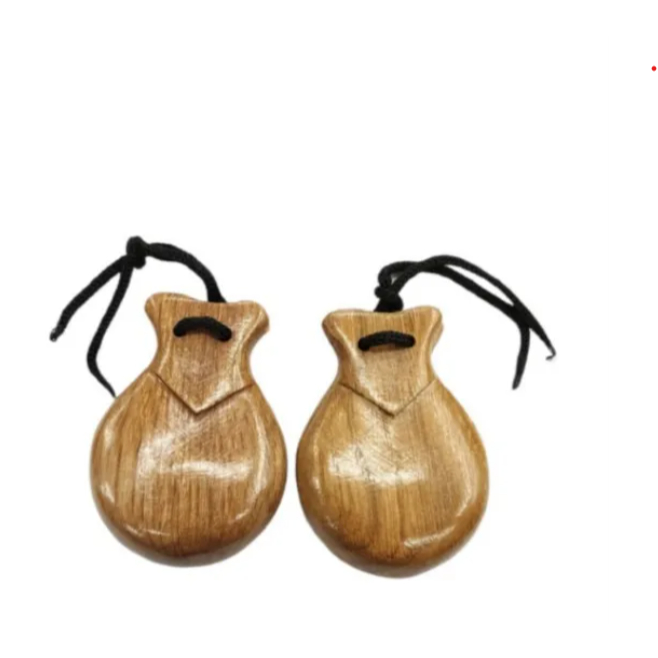 Instrumento de percussão - Castanholas - Castanetas | Shopee Brasil