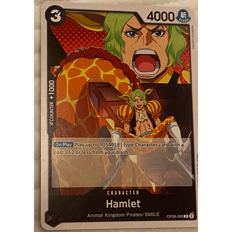 Card One Piece Hamlet | Shopee Brasil