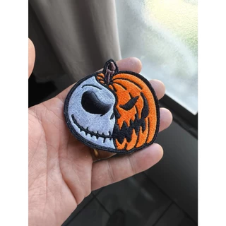 Patch Bordado Jack Jack e Abóbora – O Estranho Mundo de Jack – Abóbora Halloween
