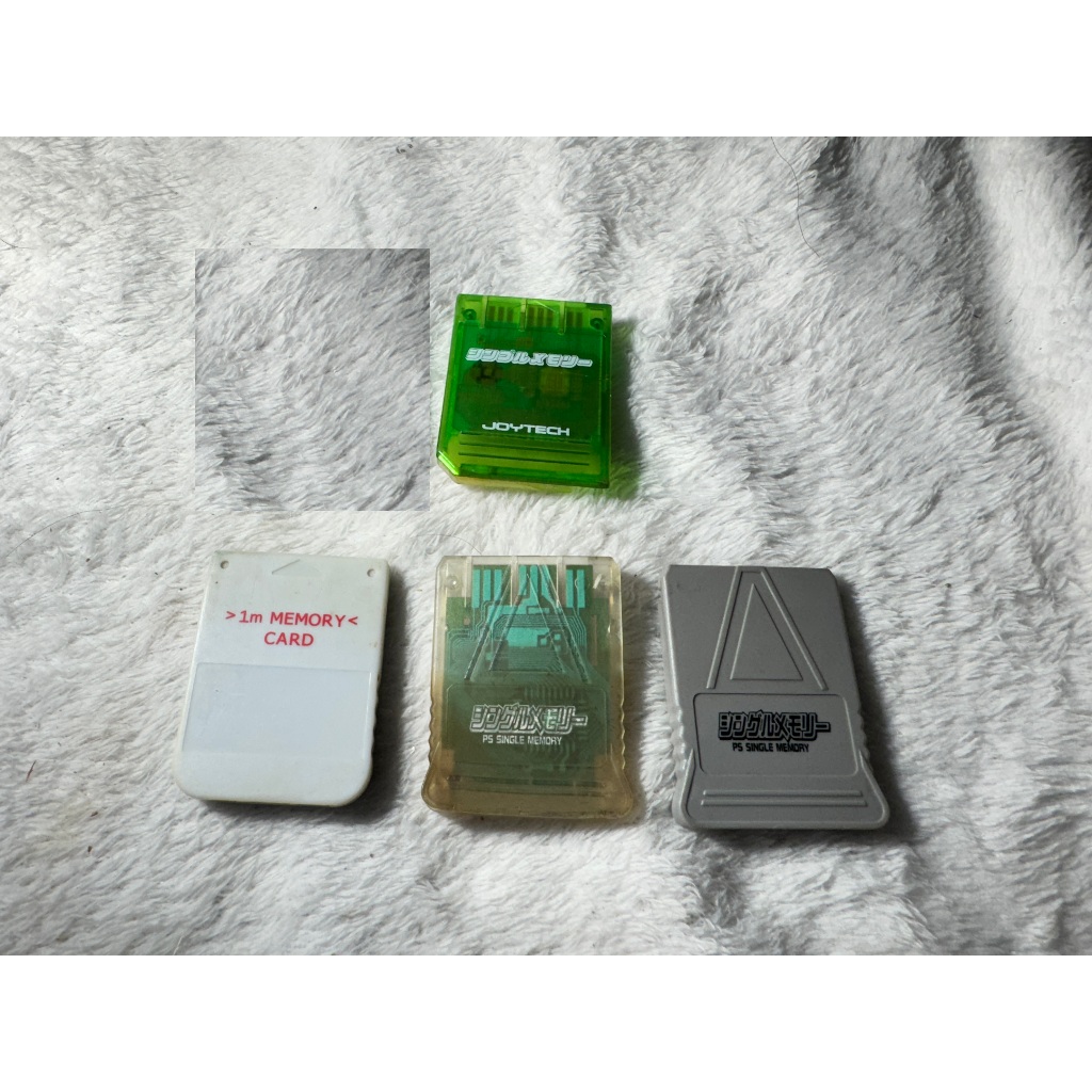4 memory cards PS1 PLAYSTATION TESTADOS E FUNCIONANDO | Shopee Brasil