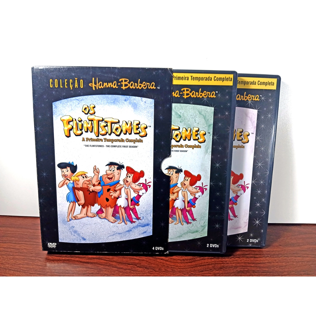 BOX COM 4 DVDS OS FLINTSTONES PRIMEIRA TEMPORADA COMPLETA - USADO ...