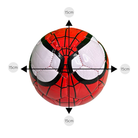 Bola de futebol n°2,3  society Homem Aranha em couro sintético