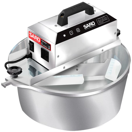 Panela para Mexer Salgados Doces Brigadeiros Automática 10L SARO Inox Bivolt