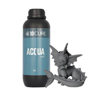 Resina impressora 3D Cure Acqua Art Lavável em água