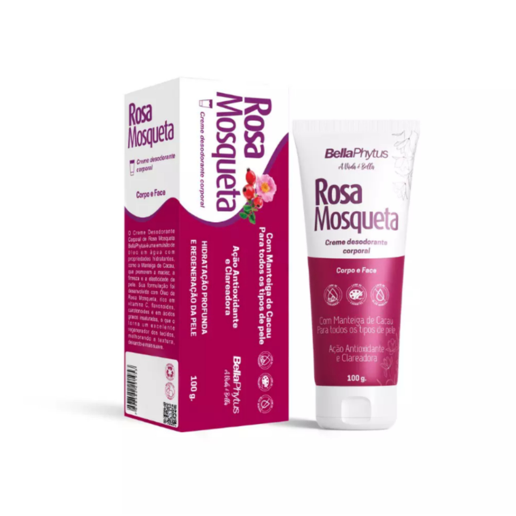 Creme de Rosa Mosqueta 100g Clareador Manchas Estrias | Shopee Brasil
