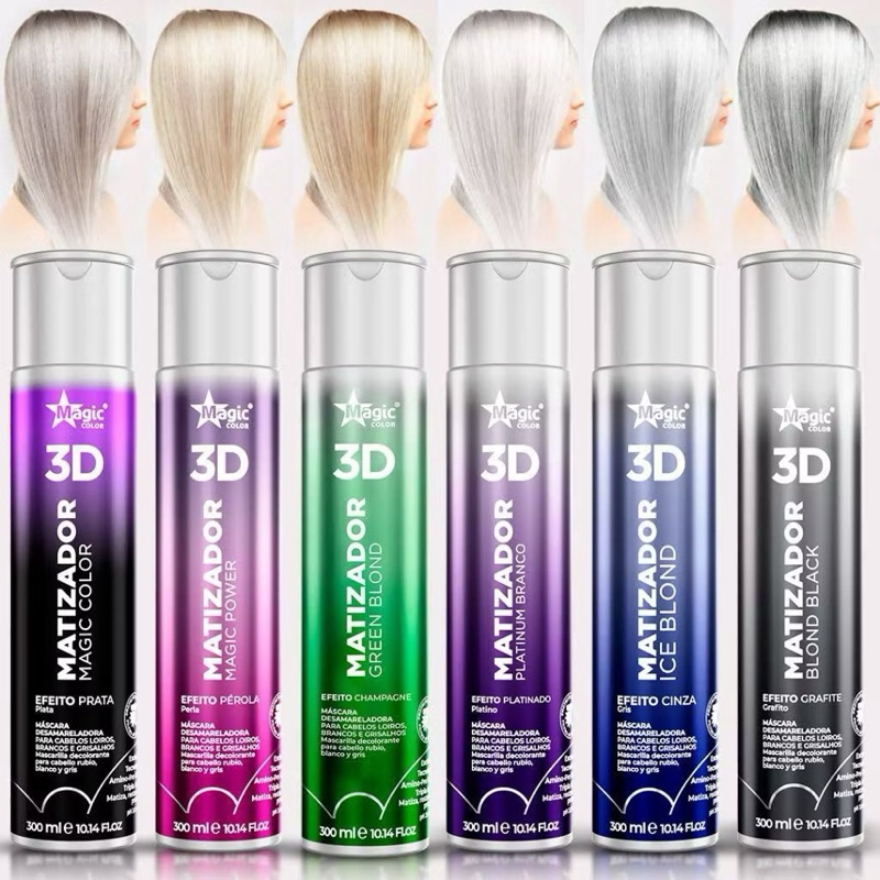 Matizador 3D Magic Color Loiros - Prata, Pérola, Champagne, Platinado ...