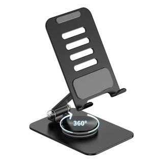 Suporte kA-C518 de Mesa Para Celular Metal Dobrável Rotação 360°