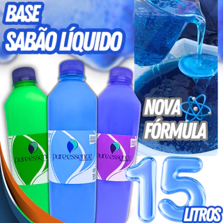 BASE CONCENTRADA PARA SABÃO LÍQUIDO FAZ 15 LITROS LAVA ROUPAS LÍQUIDO - FÁCIL DE FAZER!