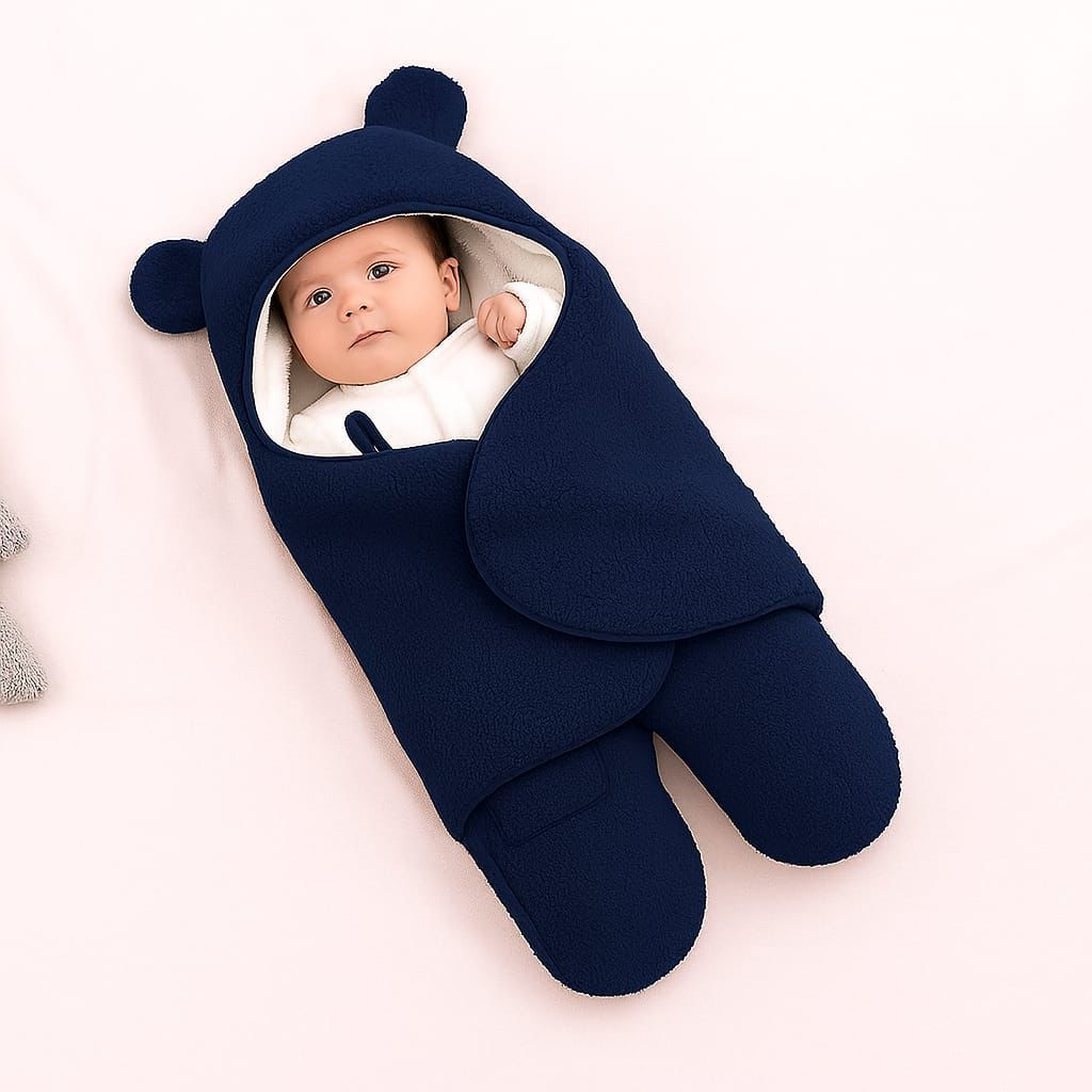 Saco Dormir Hudson Baby - Vison Com Sherpa Unissex 6-12 Meses