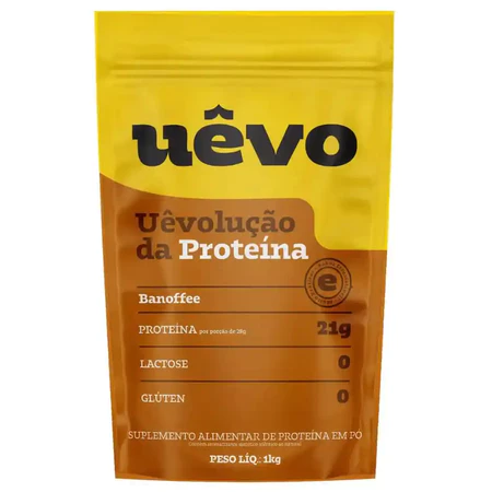 Albumina 1Kg Protein Egg Pura Uêvo