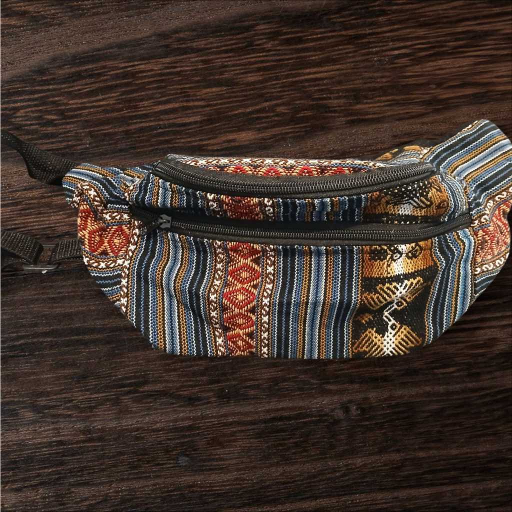 Pochete Peruana Boho Étnica Grande