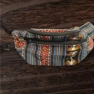 Pochete Peruana Boho Étnica Grande