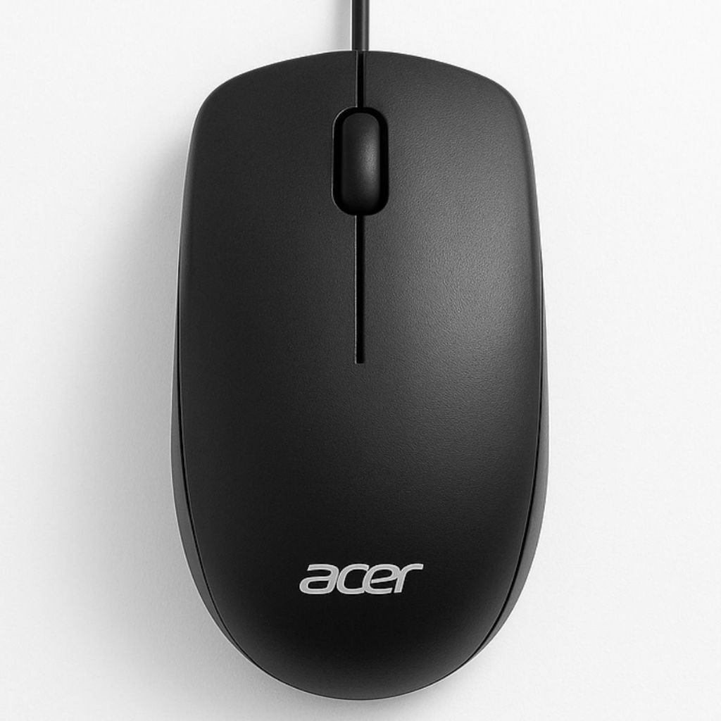 Mouse Óptico Com Fio USB Acer M117 Preto Plug & Play Design Ergonômico ...