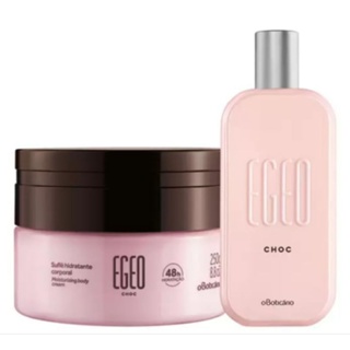 Kit Egeo Choc Feminino O Boticário – Perfume 90ml + Suflê Hidratante Corporal Perfeito pra presente em Oferta na Shopee