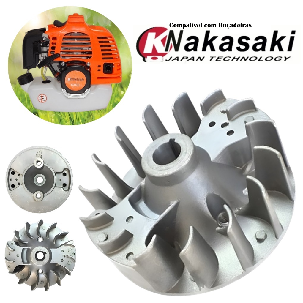 田中/A1313-6/ Volante Magnético Para Roçadeira Siga Tools Nakasaki 63cc 65cc Pro