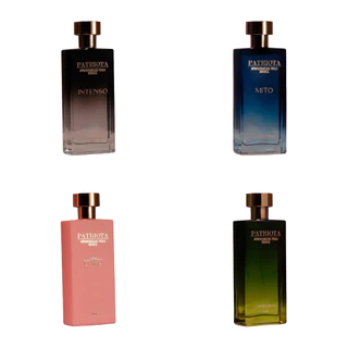 Perfumes Patriota 100ml EDP - 1ª Dama , Mito , Tradicional e Intenso.