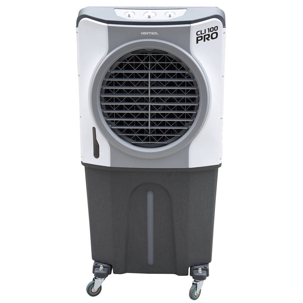 Climatizador Evaporativo Industrial Portátil 100L Ventisol | Até 60m² | Gelo + Rodas