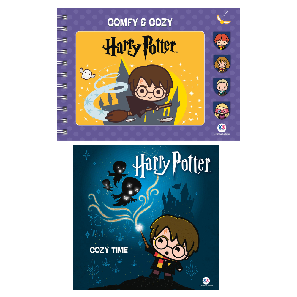Kit Comfy and Cozy livros de colorir - Harry Potter | Shopee Brasil