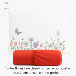 Kit Jogo de Lençol Com Fronha Borboleta- LANÇAMENTO em Oferta na Shopee