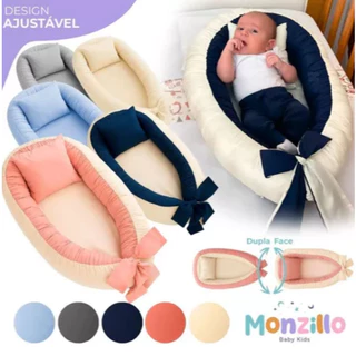 NINHO REDUTOR DE BERÇO MICRO PERCAL 400 FIOS MATELADO DUPLA FACE em Oferta na Shopee