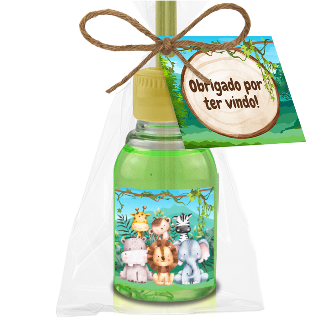 Kit 10 | 20 | 30 Aromatizador 30ml - Lembrancinhas Safari | Chá de Bebê | Maternidade | Aniversário em Oferta na Shopee