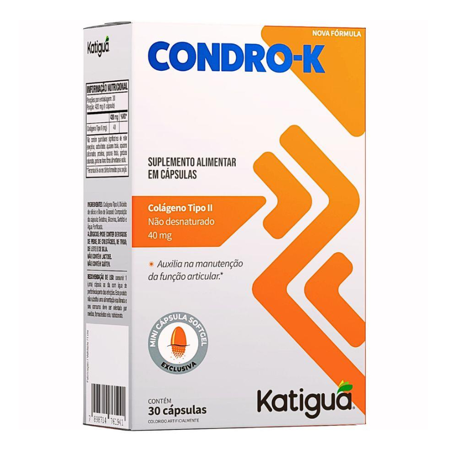 Condro-k Colágeno Tipo II 60 Cápsulas - Katiguá | Shopee Brasil