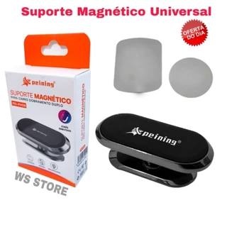 Suporte de celular para carro Imã Magnético Universal painel 360° Graus Ajustável em Oferta na Shopee