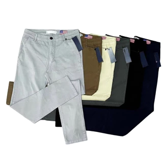 Calça Masculina Sarja com Elastano - Sport Fino Social - Slim Fit - Produto Premium - Envio Rápido