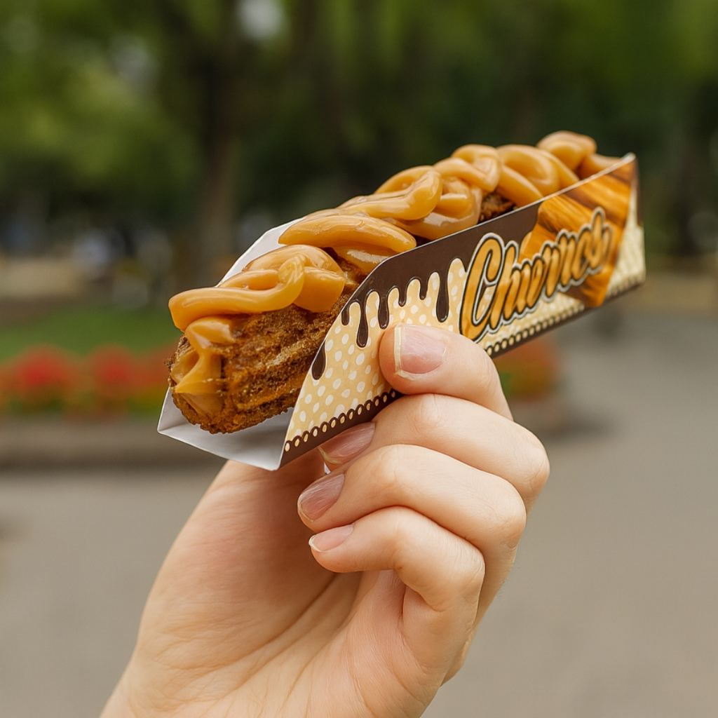 Embalagem Para Churros Gourmet Caixinha Personalizada Consumo Imediato ...