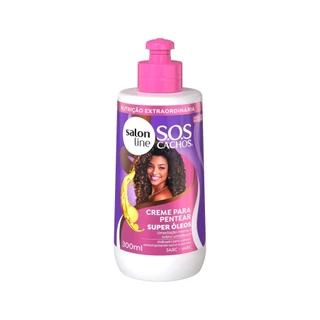 Creme para Pentear SOS Cachos Super Óleos Salon Line 300ml em Oferta na Shopee
