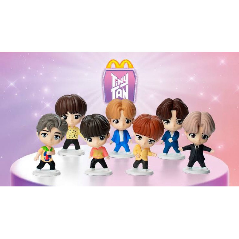 Coleção TinyTAN BTS 2025 - McDonald’s - RM - Jin - SUGA - J-hope ...
