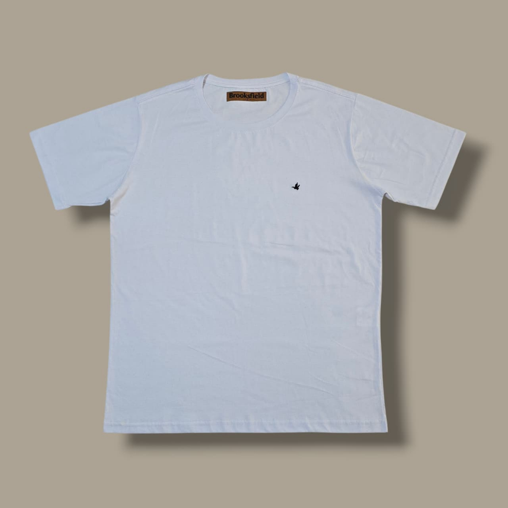 Camiseta Masculina Brooksfield algodão Original Shopee Brasil