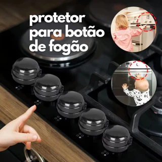 Tampa Acrilica Protetora De Botao Valvula Para Fogao Trava De Segurança Criança Cozinha