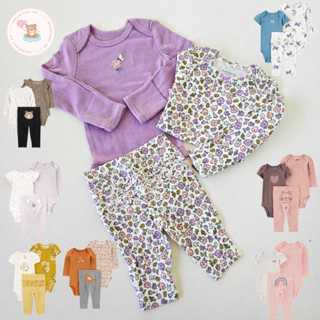 Trio Carter's Importado – 2 Bodies + 1 Calça 100% Algodão RN a 24M em Oferta na Shopee