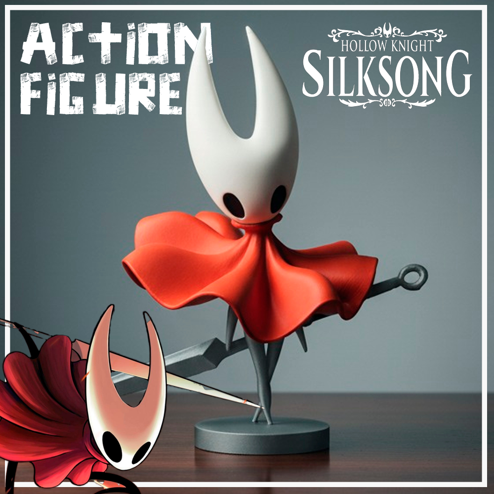 Action Figure Silksong | Hollow Knight | Shopee Brasil