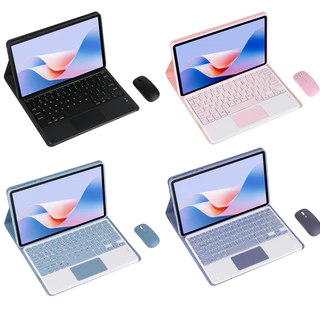 ABNT2 touchpad Bluetooth Teclado, capa e mouse para Xiaomi Redmi Pad SE 11,0 polegadas (2023 2025 /Redmi Pad 2