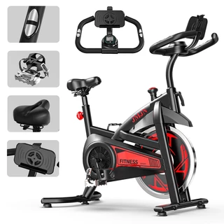 Bicicleta Spinning Ergométrica Para Exercícios Com Monitor Profissional Sport Suporta até 150kg