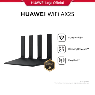 HUAWEI WiFi AX2S | Roteador | WS7000 V2 | Dual Band | 4 Antenas | 5 GHz Wi-Fi 6