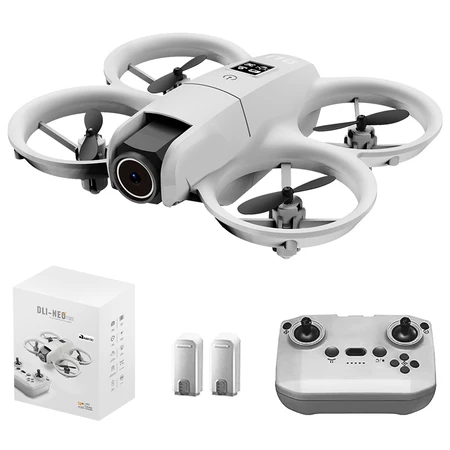 DLI MINI Drone HD Profissional WIFI Dual Cmaera Altitude RC Quadcopter Brinquedos 2 Baterias
