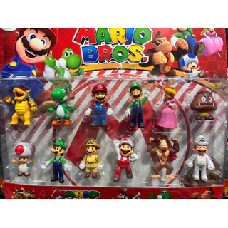 super cartela super Mário broz mini bonecos do jogo