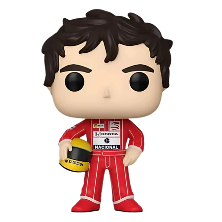 Boneco Infantil Colecionável Ayrton Senna Decoração