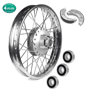 Roda Traseira Fan 125 2009 Á 2022 Raio 4mm Cromado Montada Alinhada Com 3 Rolamentos e Patim Freio em Oferta na Shopee