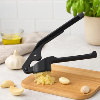 1 Espremedor de Alho Weck com Pintura Epóxi Durável – Cores Preto e Vermelho em Oferta na Shopee