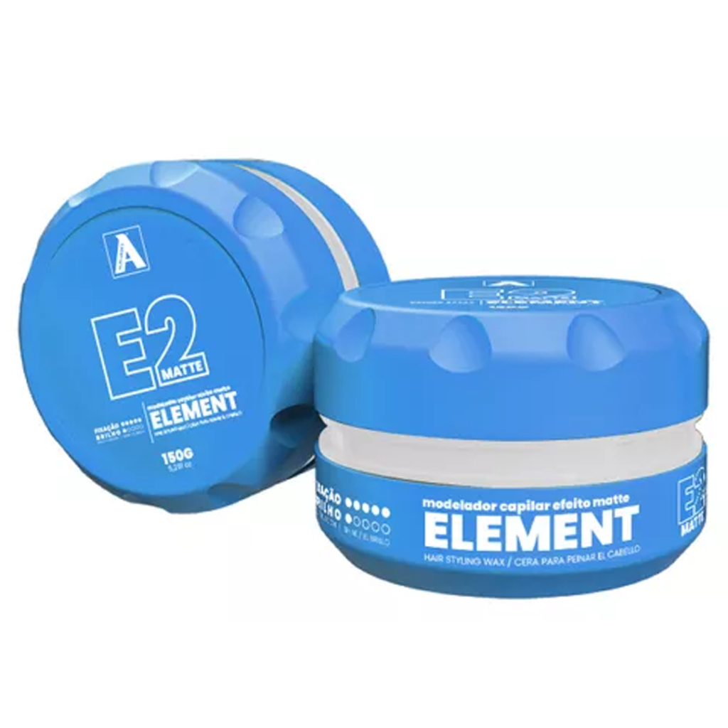 Modeladora Capilar Efeito Matte Element E2 Alfa Looks 150g | Shopee Brasil