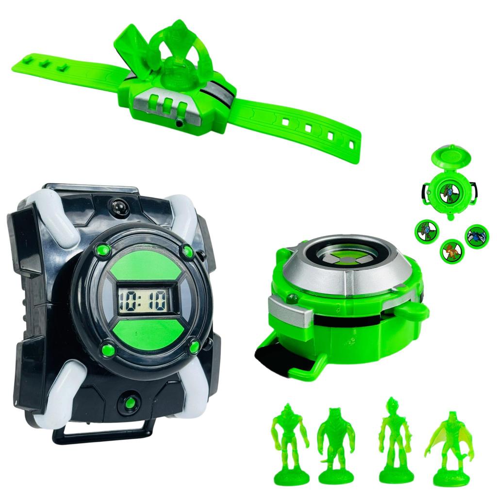 Ben 10 Brinquedo Infantil Omnitrix Lançador De Disco Com Luzes E Sons ...