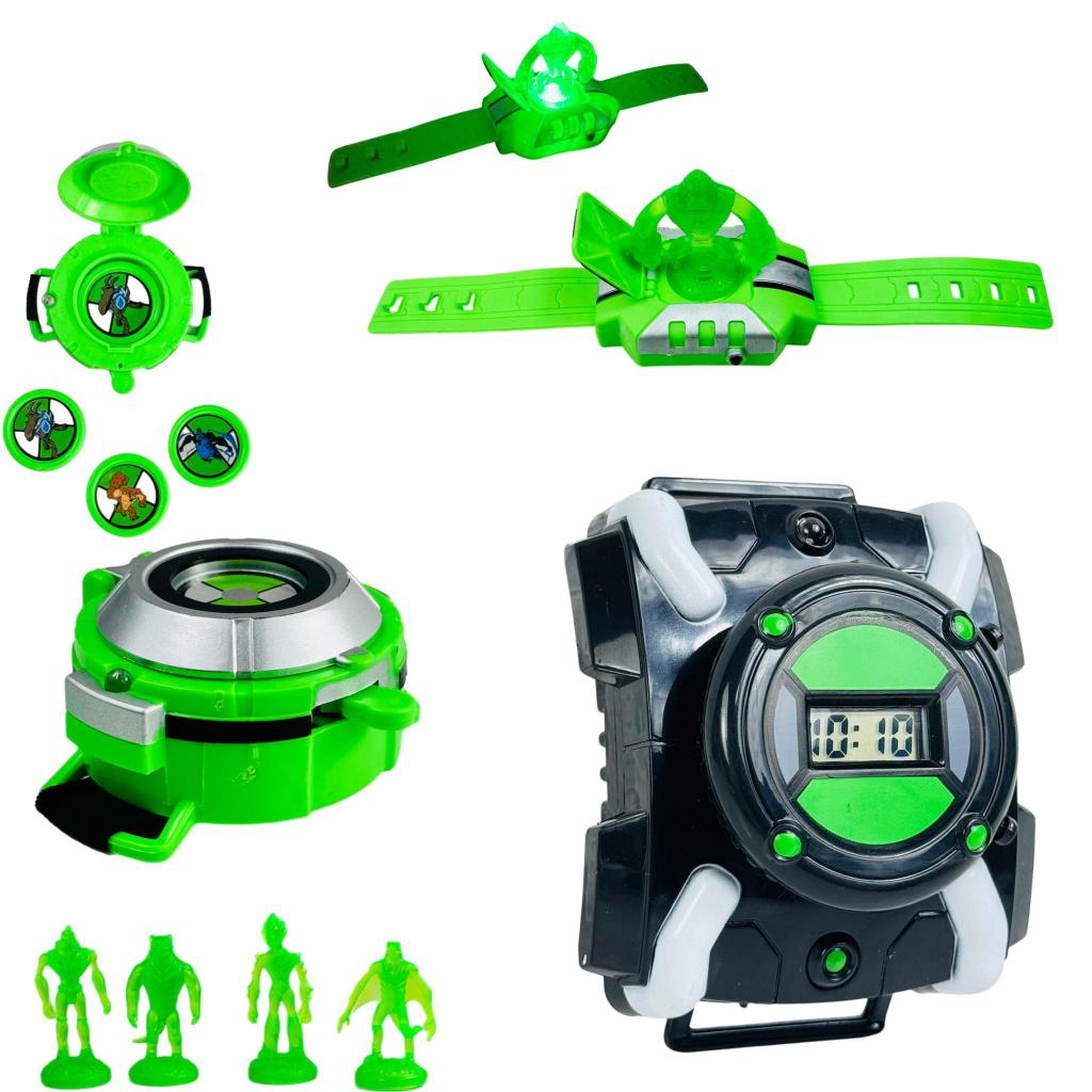 Brinquedo Infantil Ben 10 Omnitrix Lançador De Disco Infantil Com Luzes ...