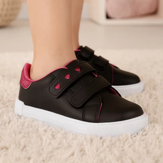 Tênis Infantil Menina Confortável com Brilho Rosa Glitter Sola Confortável Macia 23 ao 32 em Oferta na Shopee