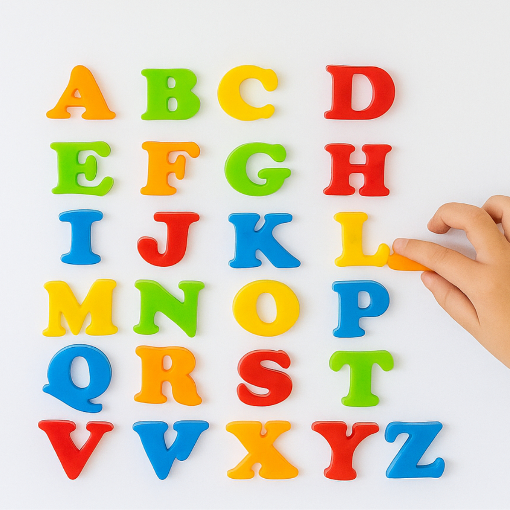 Kit Letras Alfabeto e Numeros Magnetico Educativo Infantil Alfabeto ...